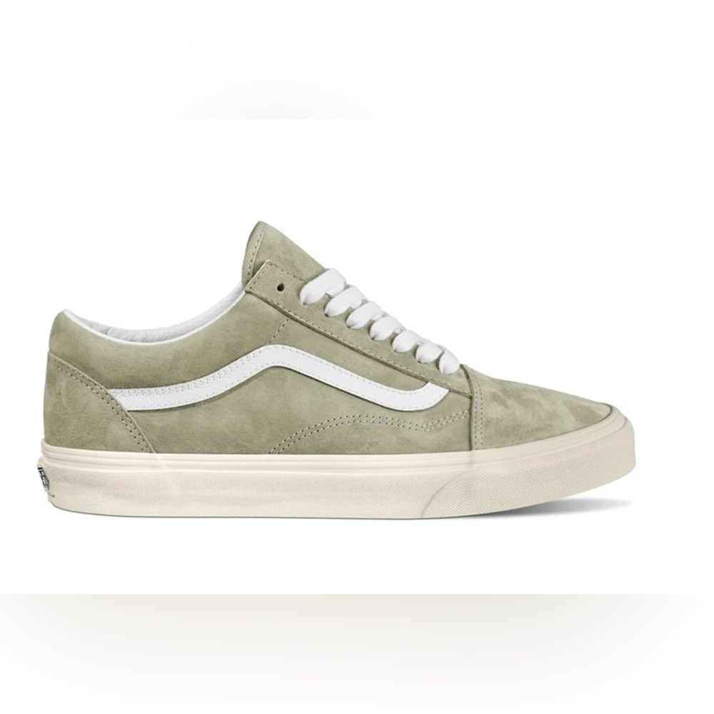 Vans Pig Suede Old Skool Shoes - Moss Grey